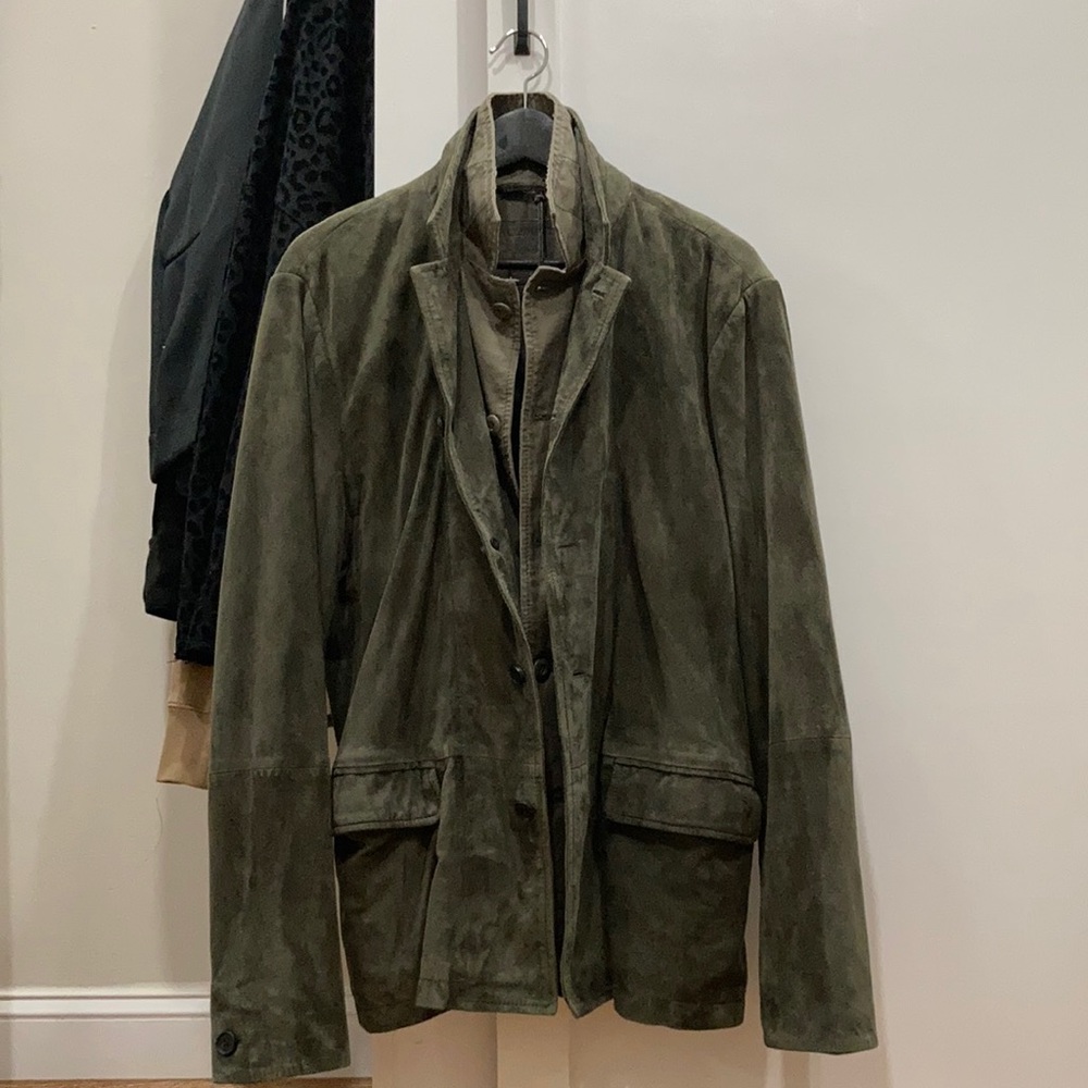 All Saints Suede Blazer